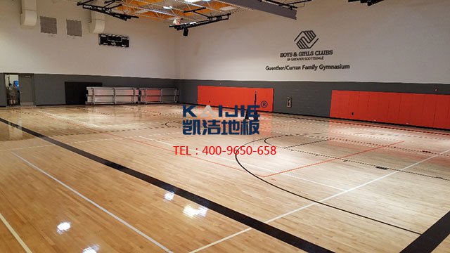 【凱潔籃球地板】適合體育場(chǎng)館的實(shí)木運(yùn)動(dòng)地板-籃球木地板
