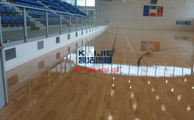 羽毛球館專用運(yùn)動木地板——凱潔地板
