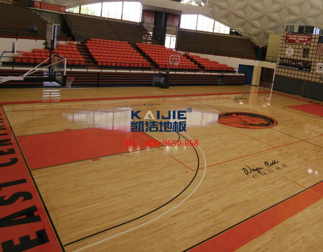 運動木地板出現(xiàn)色差——天然美的凱潔地板