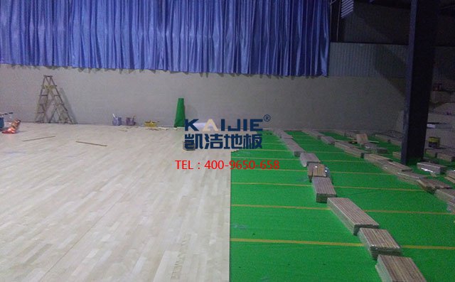 凱潔說地板 籃球場運動木地板多少錢一平米？——凱潔地板