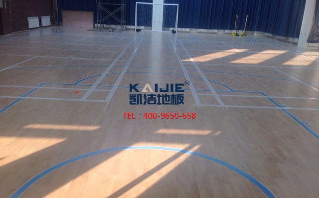 籃球場木地板這些施工技術，保證優(yōu)質鋪裝質量——凱潔地板