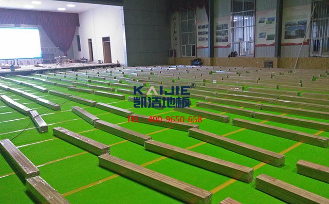 內(nèi)有玄機(jī)！專用廠家籃球場木地板施工并不簡單——凱潔地板
