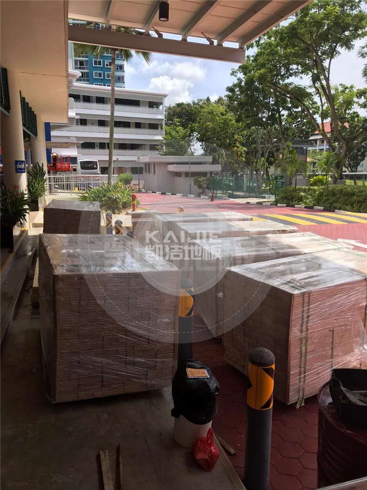 出口新加坡體育館木地板項(xiàng)目案例