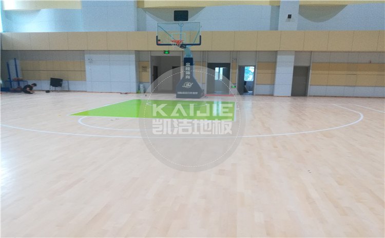 濟(jì)南十二中體育館木地板案例
