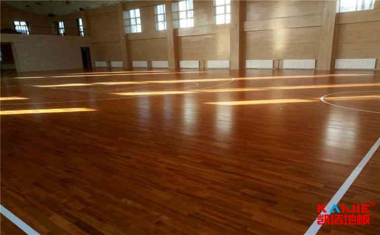 運(yùn)動(dòng)木地板安裝施工工藝流程