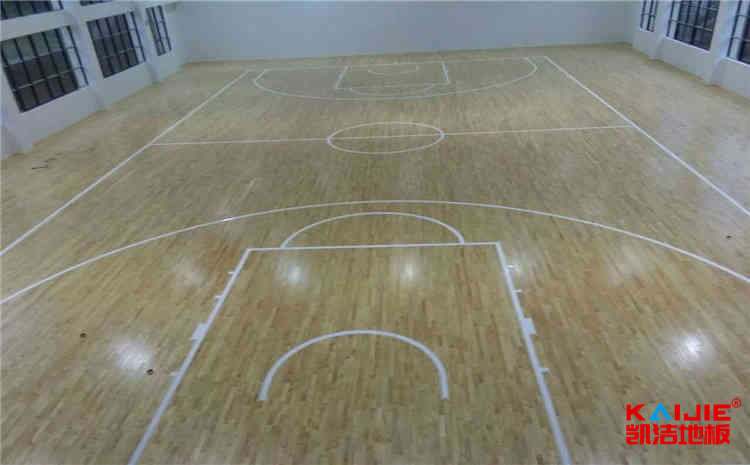 籃球場(chǎng)木地板怎么防變色