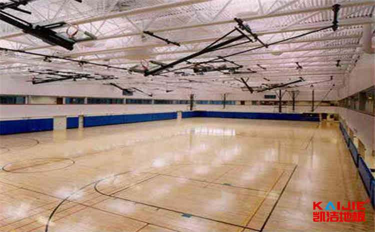 指接板籃球場(chǎng)地木地板生產(chǎn)廠家（龍骨木地板籃球場(chǎng)運(yùn)動(dòng)地板自營(yíng)）-凱潔地板