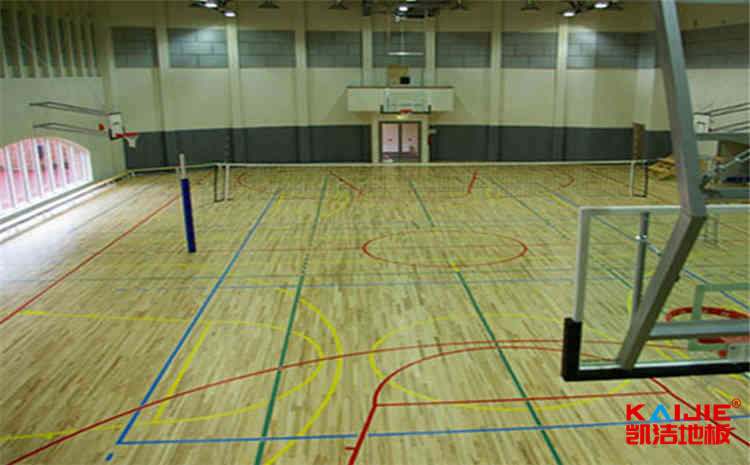 專(zhuān)用籃球地板施工