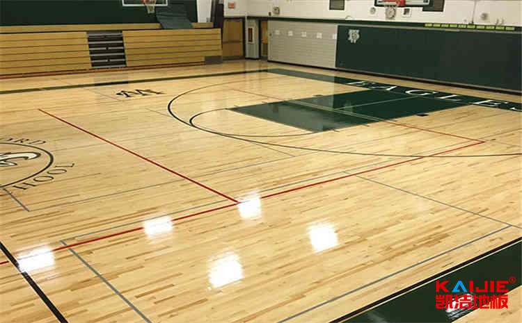 俄勒岡松籃球場(chǎng)木地板一般多少錢？-凱潔地板