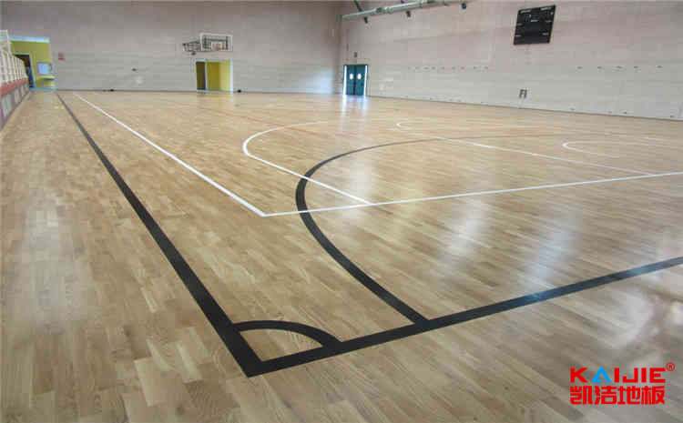 柞木體育館木地板一般多少錢(qián)？-凱潔地板