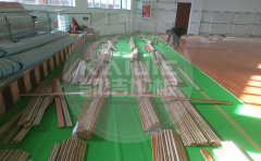 體育場館運動木地板龍骨安裝步驟-凱潔地板