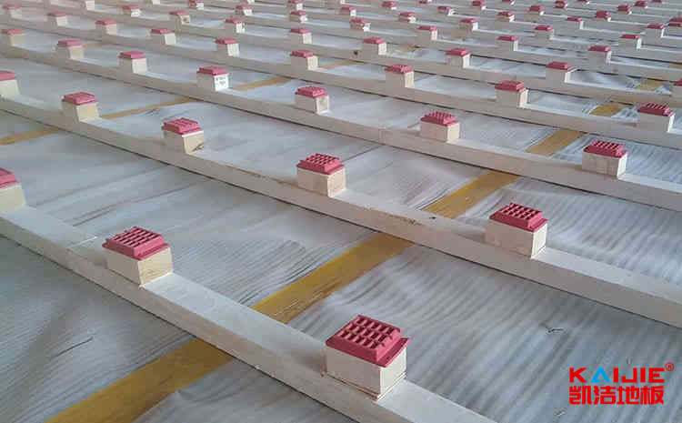 訓(xùn)練館籃球地板安裝